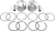 WISECO - K1608 - Piston Kit - +0.030” - Big Twin