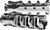 ACCUTRONIX - PT320-AKC - Muzzle Brake Shifter Peg - Heel/Toe - Chrome