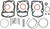 WISECO - PK1001 - Piston Kit with Gaskets - 65.50 mm - Honda