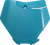 ACERBIS - 2736277441 - Front Number Plate - Teal
