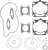 PROX - 35.5604 - Top End Gasket Set - Polaris