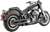 VANCE & HINES - 46343 - 3” Twin Slash Slip-On Mufflers - Black