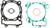 ATHENA - P400250160003 - Gasket Kit - Kawasaki - 100 mm