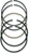 WISECO - 3504X - Ring Set