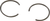VERTEX - 72048K - Piston Circlips