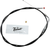 BARNETT - 101303001603 - Black Vinyl Throttle Cable - +3" Size - 42" Length