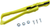T.M. DESIGNWORKS - DCS-S20-YL - Chain Slider - Suzuki - Yellow