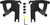 MEMPHIS SHADES - MEB2040 - Road Warrior Mounting Kit - Black - FLHRS/XS