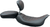 MUSTANG - 79727AB - Wide Tripper Solo Seat - w/ Drivers Backrest - Black w/ American Beauty Red Stitching - FL '08-'25