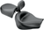 MUSTANG - 79141 - Seat - Vintage - Wide - Touring - With Driver Backrest - Two-Piece - Smooth - Black - Valkyrie