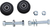 T.M. DESIGNWORKS - ZDK-KXM-BK - Chain Roller - Black - Kawasaki/Suzuki
