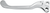 PERFORMANCE MACHINE (PM) - 0062-1033-CH - Contour Billet Clutch Replacement Lever - Hydraulic - Chrome