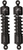 PROGRESSIVE SUSPENSION - 412-4037B - 412 Series Shock - 11" - Standard - Black - Dyna