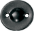 PAUGHCO - B758 - Inspection Cover - Dimpled - Black - '36-'64 Big Twin
