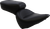 MUSTANG - 75073 - Vintage Style Seat - Wide - Smooth - Black - FXST/FLST