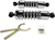 PROGRESSIVE SUSPENSION - 412-4037C - 412 Series Shock - 11" - Standard - Chrome - Dyna