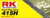 RK - M415H-110 - M415H - Heavy-Duty Chain - 110 Links
