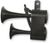 RIVCO PRODUCTS - AHHDBK - Dual - Air Horns - Black