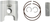 WISECO - 799M06750 - Piston Kit - 67.50 mm - Kawasaski KX250