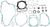 PROX - 34.2418 - Gasket Kit - Complete - Yamaha