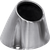 PRO CIRCUIT - PC4022-0000 - Replacement End Cap - Stainless Steel - 4"