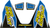 PRO CIRCUIT - DC22TI6-LB - Ti-6 Decal - Light Blue