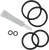 PERFORMANCE MACHINE (PM) - 0053-3903 - Caliper Rebuild Kit Rubber Parts