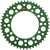 RENTHAL - 408U-420-47GEGN - Rear Sprocket - Aluminum - 47 Tooth - Green - Kawasaki/Suzuki