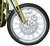 PERFORMANCE MACHINE (PM) - 1217-0017-CH - Single Disc Caliper - Front - Chrome - Springer 88-99