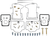 PARTS UNLIMITED - 1003-1629 - Carburetor Repair Kit - Ski-Doo