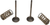 PROX - 28.SES3338-1 - Valve and Spring Kit - Exhaust - Suzuki