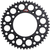 RENTHAL - 154U-520-50GRBK - Rear Sprocket - Aluminum - 50 Tooth - Black - Honda
