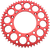 RENTHAL - 154U-520-53GRRD - Rear Sprocket - Aluminum - 53 Tooth - Red - Honda
