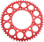 RENTHAL - 154U-520-53GRRD - Rear Sprocket - Aluminum - 53 Tooth - Red - Honda