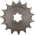 RENTHAL - 431--420-15GP - Front Sprocket - 15 Tooth - Kawasaki/Suzuki