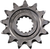 RENTHAL - 302--520-13GP - Sprocket - Front - Kawasaki - 13-Tooth