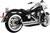 VANCE & HINES - 17341 - Big Shots Staggered Exhaust System - Chrome