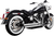 VANCE & HINES - 17341 - Big Shots Staggered Exhaust System - Chrome