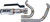 VANCE & HINES - 27321 - Hi-Output RR Exhaust System - Brushed