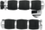 AVON GRIPS - MT-AIR-90-CH-B - 3-Ring Air Cushioned Grips - Throttle Boss - Chrome