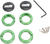 ODI - D70LJN - Lock Jaw Clamps - Green