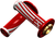 ODI - H36EPRW - Emig Pro V2 Lock-On Grips - Red/White