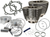 S&S CYCLE - 910-0481 - 98” Big Bore Cylinder Kit - Wrinkle Black - Twin Cam