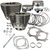 S&S CYCLE - 910-0338 - 124” Big Bore Cylinder Kit - Wrinkle Black - Twin Cam