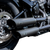 S&S CYCLE - 550-0735 - Slash-Cut Slip-On Mufflers - Race - Black - FLFB
