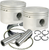 S&S CYCLE - 920-0026 - Piston Kit - For 80” Stock or S&S Heads - 3.500” - +0.010”