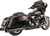 S&S CYCLE - 550-0700C - El Dorado Dual Exhaust System - Black - Black Thruster