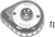 S&S CYCLE - 170-0367 - Air Cleaner Cover - Mini Teardrop - Chrome