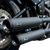 S&S CYCLE - 550-0737 - Grand National Race Mufflers for Softail - Black