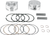 S&S CYCLE - 92-1401 - Piston Kit - For 100”/107” Super Sidewinder - 4.000” - +0.010”